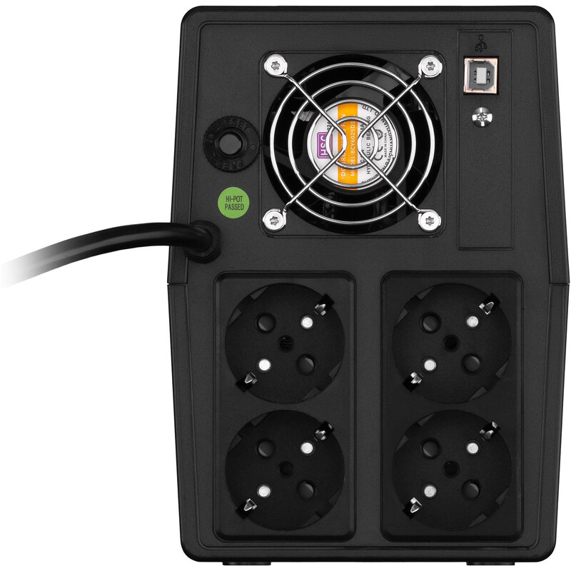 Джерело безперебійного живлення FSP iFP1500 1500VA/900W, LCD, Line-Int, 4хSchuko, RJ45, USB, AVR (PPF9003105)
