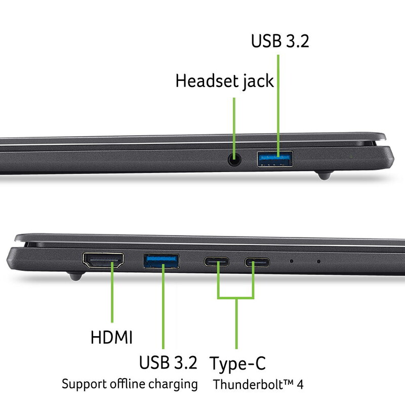 Ноутбук Acer Swift Go 16 AI SFG16-I71-90YY (NX.JWNEU.003) Gray