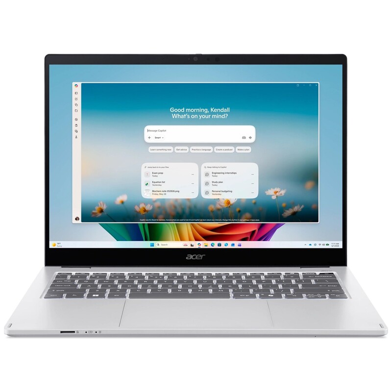 Ноутбук Acer Swift Spin 14 AI SFSP14-I51T-735V (NX.W0SEU.003) Silver