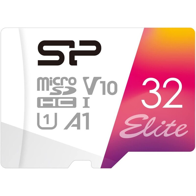 Карта пам`яті MicroSDHC 32GB Class 10 Silicon Power Elite Color + SD-adapter (SP032GBSTHBV1V20SP)