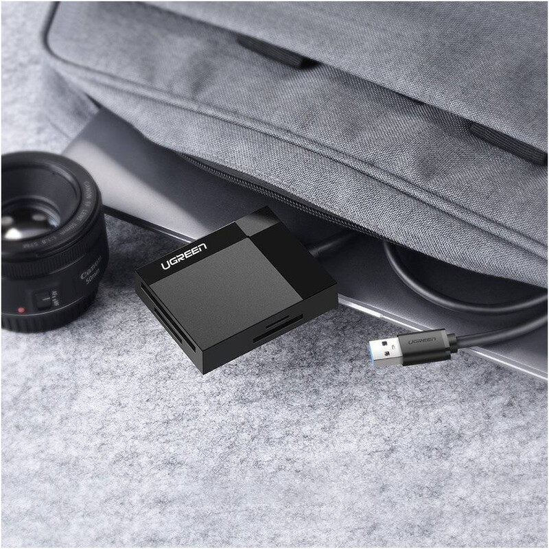 Кардридер Ugreen CR125 Black USB3.0 All in One (30333)