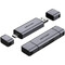 Фото - Кардридер Vention USB3.0 AM/USB-C to SD+TF Gray Dual Drive Letter Aluminum Alloy (CLLH0) | click.ua