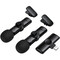 Фото - Микрофон Borofone BFK16A Winner Dual-mic Lightning Black (6941991126505) | click.ua