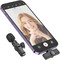 Фото - Микрофон Borofone BFK12 Trophy lavalier Lightning Black (6941991106385) | click.ua