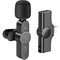 Фото - Микрофон Borofone BFK12 Trophy lavalier Lightning Black (6941991106385) | click.ua
