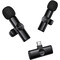 Фото - Микрофон Borofone BFK16A Winner Dual-mic Type-C Black (6941991126512) | click.ua
