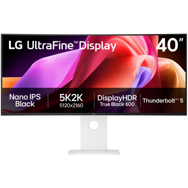 Монитор LG 39.7" 40U990A-W (40U990A-W.ADRZ) Nano IPS Black Curved 120Hz