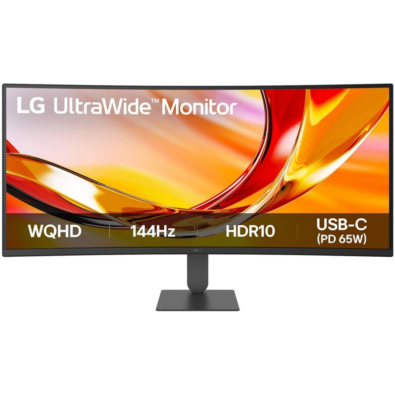 Монитор 34" LG 34U640B (34U640B-B) VA Curved Black 144Hz