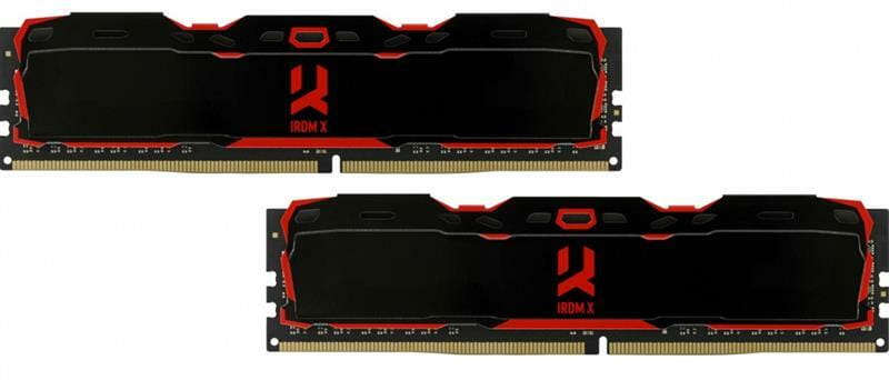 Модуль пам`ятi DDR4 2x4GB/2666 GOODRAM Iridium X Black (IR-X2666D464L16S/8GDC)