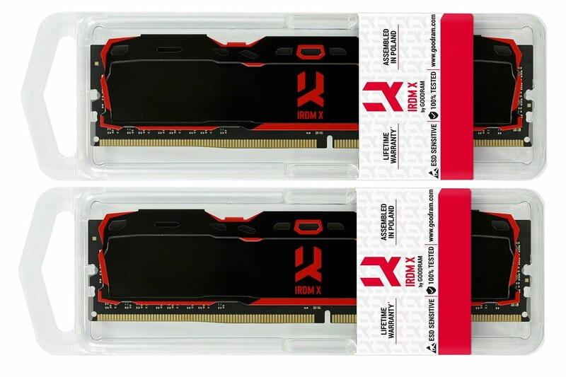 Модуль памяти DDR4 2x4GB/2666 GOODRAM Iridium X Black (IR-X2666D464L16S/8GDC)