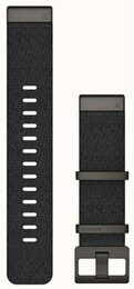 Ремешок Garmin QuickFit 22mm для Garmin Marq Heathered Black Jacquard Weave Nylon (010-12738-03)