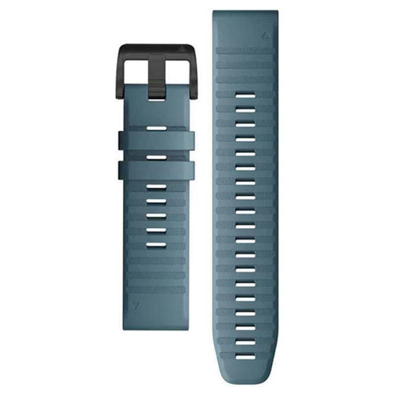 Ремешок Garmin QuickFit 22mm для Garmin Fenix 6 Blue Silicone (010-12863-03)