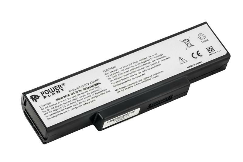 АКБ PowerPlant для ноутбука Asus A72, A73 (A32-K72 AS-K72-6) 10.8V 5200mAh (NB00000016)