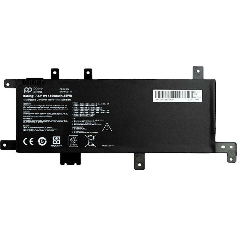 АКБ PowerPlant для ноутбука Asus VivoBook A580U (C21N1634) 7.6V 4400mAh (NB431144)