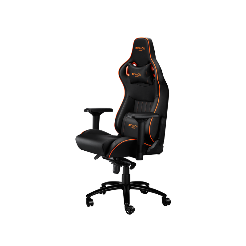 Кресло для геймеров Canyon Corax Black/Orange (CND-SGCH5)