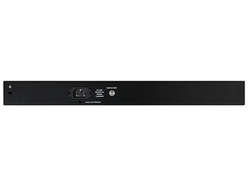 Коммутатор D-Link DGS-1210-28MP 24x1GE PoE, 4xSFP 1G, PoE бюджет 370W, Smart