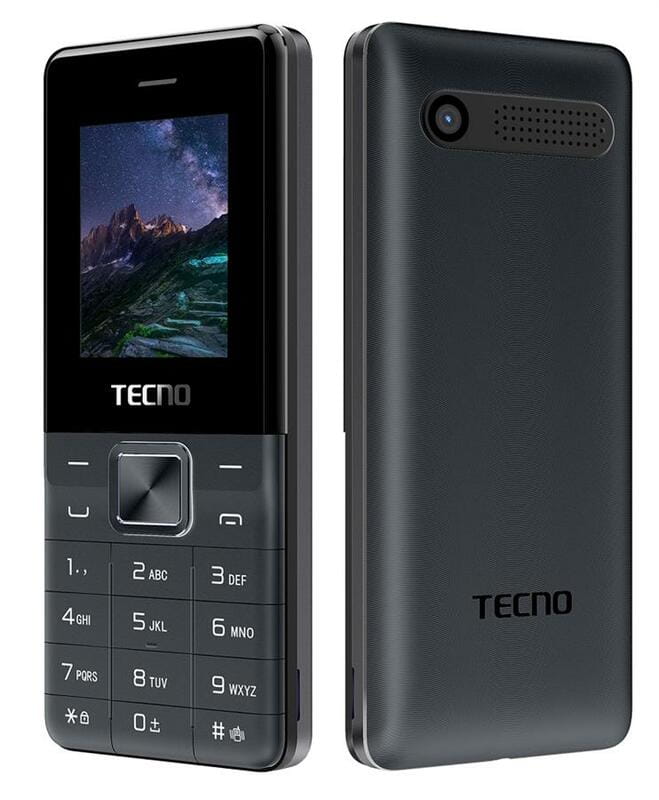 Мобiльний телефон Tecno T301 Dual Sim Black (4895180743320)