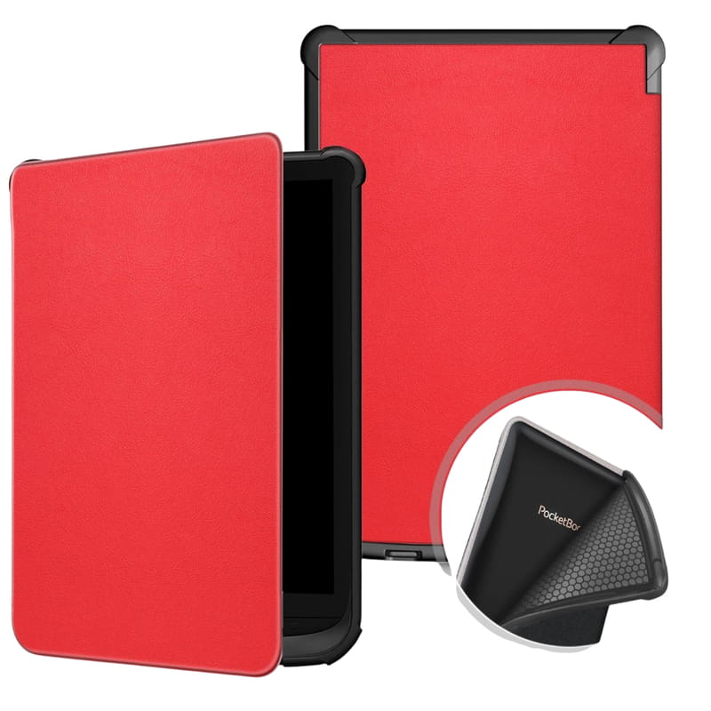 Чехол-книжка BeCover Smart Case для PocketBook 606/616/617/627/628/632 Touch HD 3/632 Plus/632 Aqua/633 Red (707155)