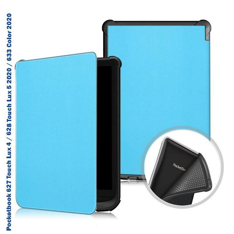 Чехол-книжка BeCover Smart Case для PocketBook 606/616/617/627/628/632 Touch HD 3/632 Plus/632 Aqua/633 Blue (707156)