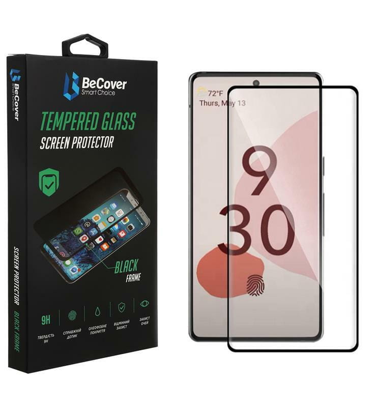 Защитное стекло BeCover для Google Pixel 6 Black (707138)
