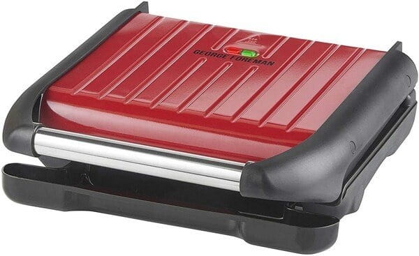 Електрогриль Russell Hobbs George Foreman 25040-56 Steel Grill Red l Medium