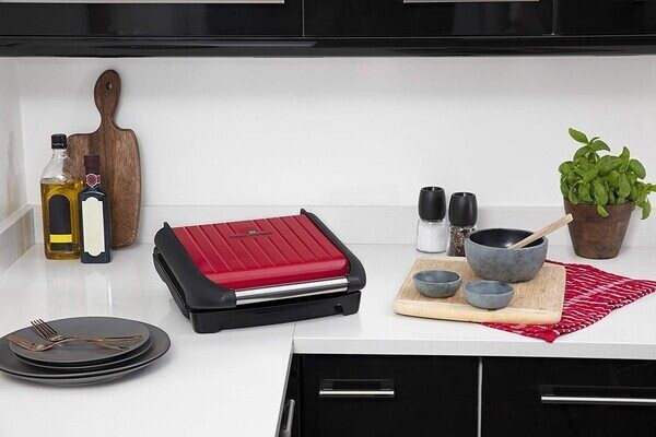Электрогриль Russell Hobbs George Foreman 25040-56 Steel Grill Red l Medium