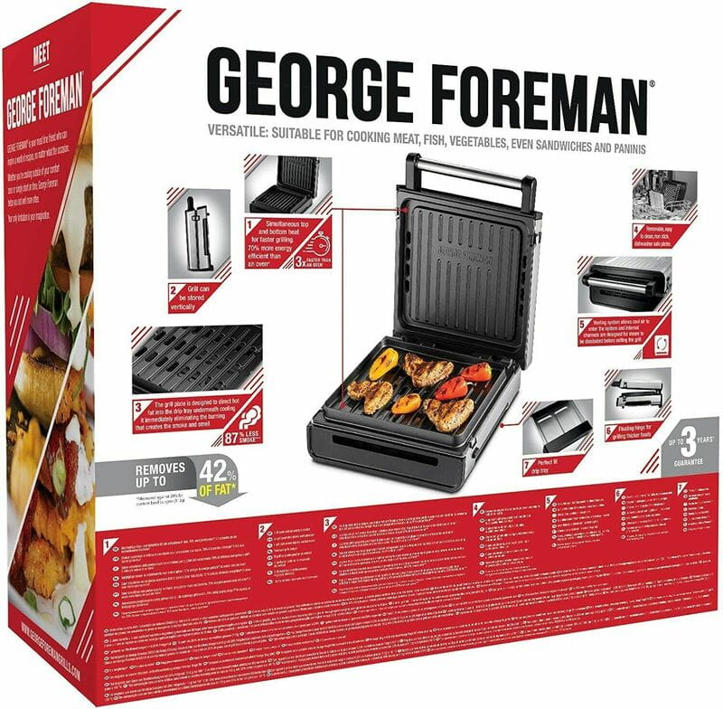 Електрогриль Russell Hobbs 28000-56 George Foreman Smokeless Grill