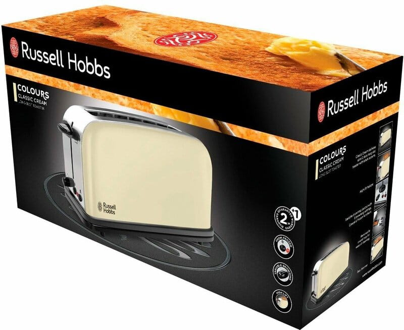 Тостер Russell Hobbs 21395-56 CLASSIC CREAM LONG SLOT