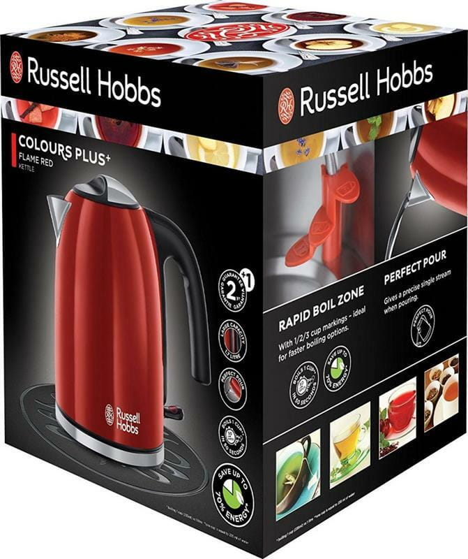 Електрочайник Russell Hobbs 20412-70 Colours Plus Red