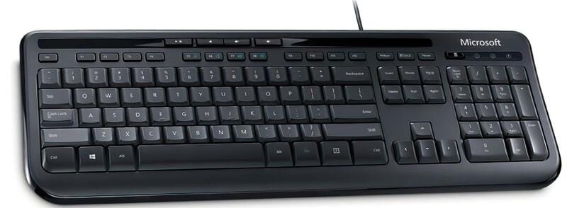 Клавіатура Microsoft Wired Keyboard 600 Black (ANB-00018)