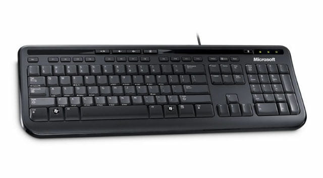 Клавіатура Microsoft Wired Keyboard 600 Black (ANB-00018)