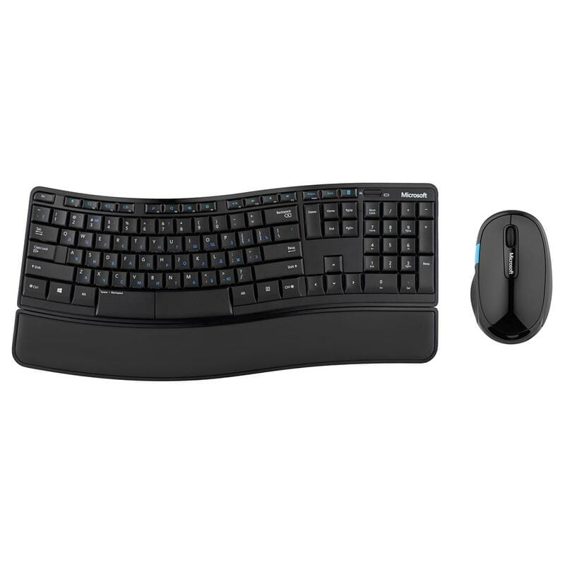 Комплект (клавиатура, мышь) беспроводной Microsoft Comfort Desktop Black (L3V-00017)