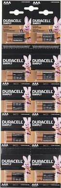 Батарейка Duracell Basic AAA/LR03 BL 2шт (отрывная, 2*10 )