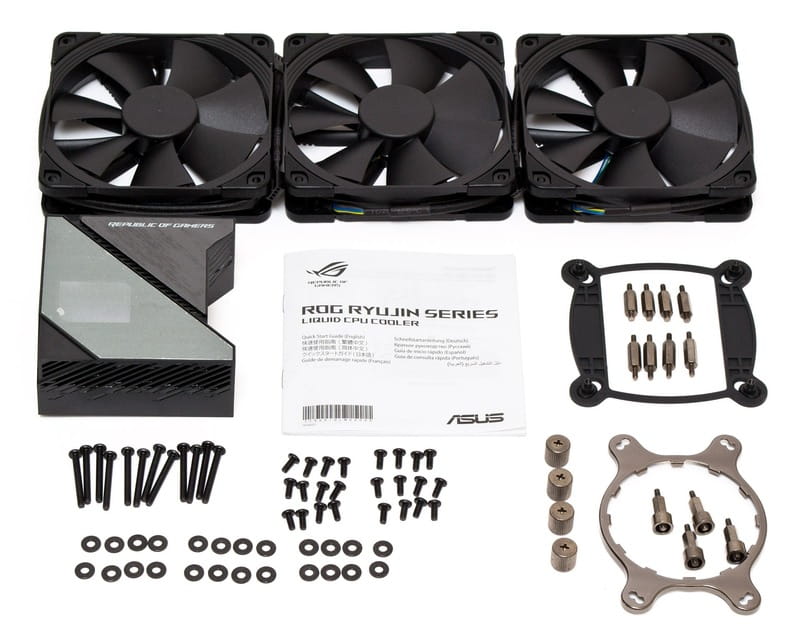 Система водяного охлаждения Asus ROG Ryujin 2x120mm Aura OLED (90RC0030-M0UAY0)