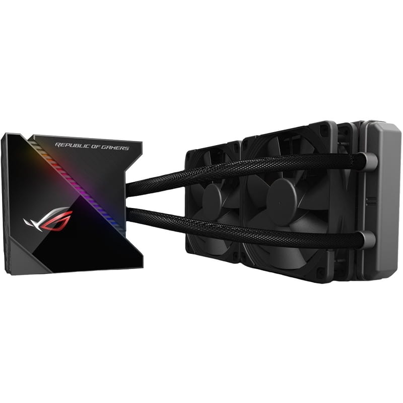 Система водяного охлаждения Asus ROG Ryujin 2x120mm Aura OLED (90RC0030-M0UAY0)