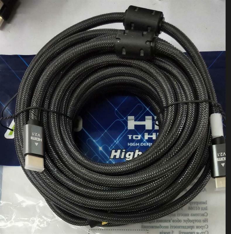 Кабель Atcom Premium HDMI - HDMI V 2.1 (M/M), 30 м, Black (AT23730) пакет