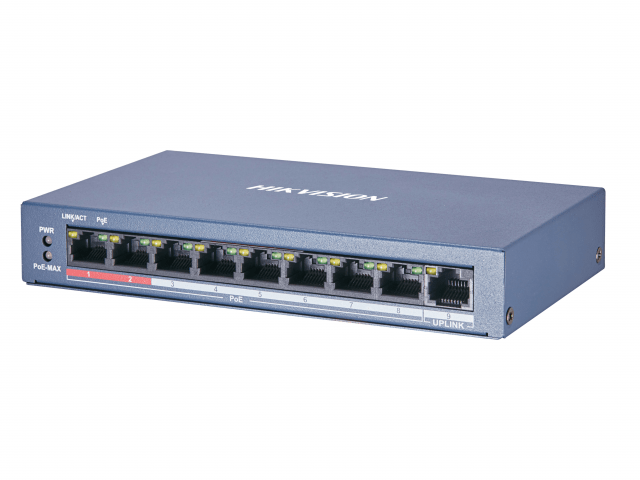 Коммутатор Hikvision DS-3E0109P-E/M(B)