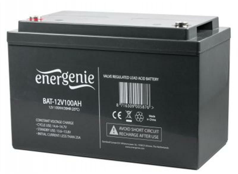 Аккумуляторная батарея EnerGenie 12В 100AH (BAT-12V100AH) AGM