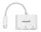 Фото - Док-станція Intracom Manhattan USB Type-C-HDMI/USB 3.0/PD 60W 4-in-1, White (152945) | click.ua