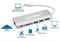 Фото - Док-станція Intracom Manhattan USB Type-C-HDMI/USB 3.0x2/RJ45/SD/PD 60W Hub 7-in-1 (152075) | click.ua