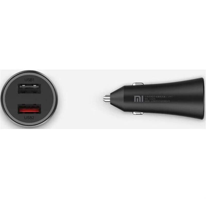 Автомобільний зарядний пристрій Xiaomi Mi Car Fast Charger 37W (1USBx3A; 1USBx2A) Black