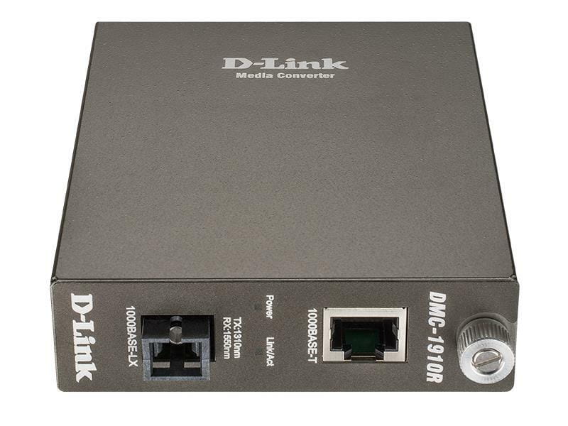 Медіаконвертер D-Link DMC-1910R 1000BaseT to 1000BaseLX