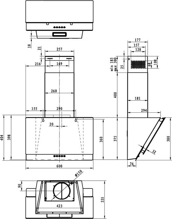 Вытяжка Gorenje WHI629EB