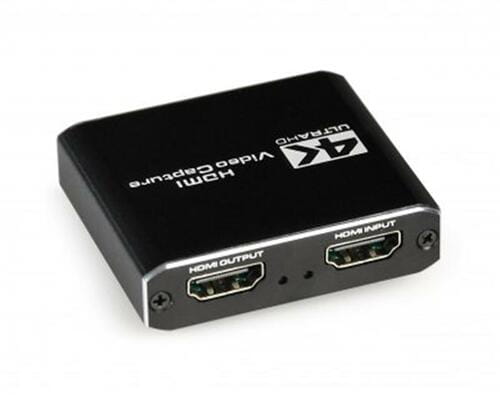 Photos - Cable (video, audio, USB) Cablexpert Адаптер  HDMI - HDMI+USB+3.5 мм (F/F), Black  UHG-4K (UHG-4K2-01)