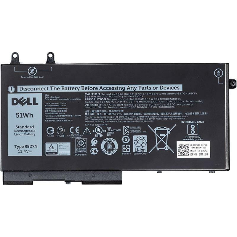 АКБ PowerPlant для ноутбука Dell Latitude 5400 E5400 Series (R8D7N) 11.4V 4255mAh (NB441617)