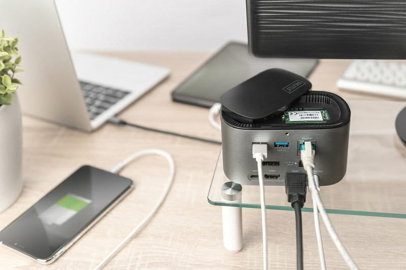 Док-станция Digitus USB-C, 11 Port, SSD Enclosure (DA-70889)