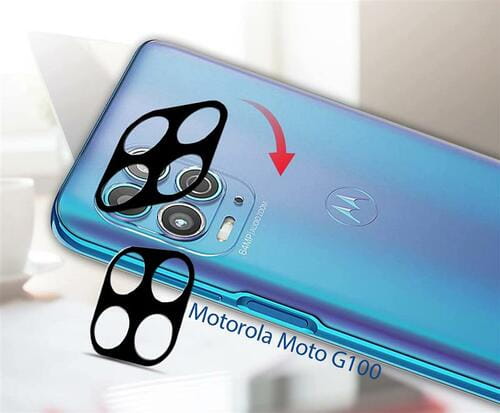 Photos - Screen Protect Becover Захисне скло  для камери на Motorola Moto G100 Black  70703 (707034)