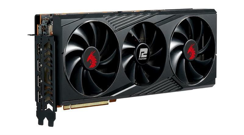 Видеокарта AMD Radeon RX 6800 XT 16GB GDDR6 Red Dragon PowerColor (AXRX 6800XT 16GBD6-3DHR/OC)