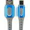 Фото - Кабель Dengos USB-USB Type-C 1м Blue (NTK-TC-LP-BLUE) | click.ua
