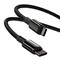 Фото - Кабель Baseus Tungsten Gold Fast Charging USB-C-USB-C, 1м Black (CATWJ-01) | click.ua
